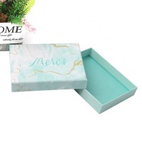 Custom Cosmetic 2mm Thickness Mint Green Rigid Cardboard Gift Box