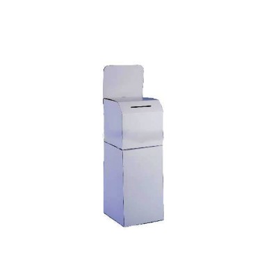 Custom Cardboard Donation Floor Standing Ballot Box