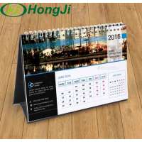 Table Calendar Custom Handmade  Gift Customized Style Office Paper Color Desk Printing Calender